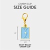 image:imagePortland Leather Goods Charm Clip  Limited Edition Gold Toned Charm with Versatile Lobster ClaspDaisy Wallet
