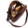 image:imagePortland Leather Goods Circle Crossbody Bag for Women  Handmade from the Finest FullGrain HidesColdbrew
