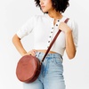 image:imagePortland Leather Goods Circle Crossbody Bag for Women  Handmade from the Finest FullGrain HidesNutmeg
