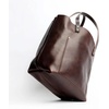 image:imagePortland Leather Goods Classic Medium Tote Bag  Handmade Open Top Durable amp Unlined  Interior amp Exterior PocketsColdbrew