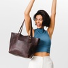 image:imagePortland Leather Goods Classic Medium Tote Bag  Handmade Open Top Durable amp Unlined  Interior amp Exterior PocketsColdbrew