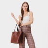 image:imagePortland Leather Goods Classic Medium Tote Bag  Handmade Open Top Durable amp Unlined  Interior amp Exterior PocketsNutmeg