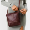 image:imagePortland Leather Goods Festival Bag  Lightweight Leather Crossbody Purse  Handmade from the Finest FullGrain HidesCognac