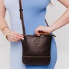 image:imagePortland Leather Goods Festival Bag  Lightweight Leather Crossbody Purse  Handmade from the Finest FullGrain HidesColdbrew
