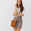 image:imagePortland Leather Goods Festival Bag  Lightweight Leather Crossbody Purse  Handmade from the Finest FullGrain HidesHoney