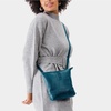 image:imagePortland Leather Goods Festival Bag  Lightweight Leather Crossbody Purse  Handmade from the Finest FullGrain HidesLagoon