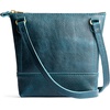 image:imagePortland Leather Goods Festival Bag  Lightweight Leather Crossbody Purse  Handmade from the Finest FullGrain HidesLagoon