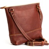 image:imagePortland Leather Goods Festival Bag  Lightweight Leather Crossbody Purse  Handmade from the Finest FullGrain HidesNutmeg