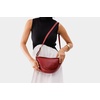 image:imagePortland Leather Goods Koala Sling Bag  Leather Sling with Adjustable Strap  Handmade from the Finest FullGrain HidesChili Red