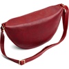image:imagePortland Leather Goods Koala Sling Bag  Leather Sling with Adjustable Strap  Handmade from the Finest FullGrain HidesChili Red