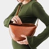 image:imagePortland Leather Goods Koala Sling Bag  Leather Sling with Adjustable Strap  Handmade from the Finest FullGrain HidesMeadow