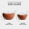 image:imagePortland Leather Goods Koala Sling Bag  Leather Sling with Adjustable Strap  Handmade from the Finest FullGrain HidesMeadow