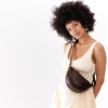 image:imagePortland Leather Goods Koala Sling Bag  Leather Sling with Adjustable Strap  Handmade from the Finest FullGrain HidesNutmeg