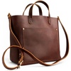 image:imagePortland Leather Goods Medium Crossbody Tote for Women  Handmade from the Finest FullGrain Hides  HandmadeCognac