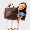 image:imagePortland Leather Goods Medium Crossbody Tote for Women  Handmade from the Finest FullGrain Hides  HandmadeColdbrew