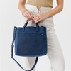 image:imagePortland Leather Goods Medium Crossbody Tote for Women  Handmade from the Finest FullGrain Hides  HandmadeDeep Water