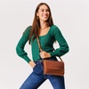 image:imagePortland Leather Goods Metro Crossbody Bag for Women  Handmade from the Finest FullGrain HidesHoney