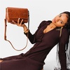 image:imagePortland Leather Goods Metro Crossbody Bag for Women  Handmade from the Finest FullGrain HidesMeadow