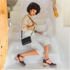 image:imagePortland Leather Goods Metro Mini Crossbody Bag for Women  Handmade from the Finest FullGrain HidesBlack