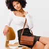 image:imagePortland Leather Goods Metro Mini Crossbody Bag for Women  Handmade from the Finest FullGrain HidesMeadow
