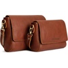 image:imagePortland Leather Goods Metro Mini Crossbody Bag for Women  Handmade from the Finest FullGrain HidesNutmeg