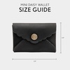 image:imagePortland Leather Goods Mini Daisy Wallet for Women  Handmade from the Finest FullGrain Hides  Features Envelope Design with Snap Closure  BlackBlack
