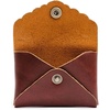 image:imagePortland Leather Goods Mini Daisy Wallet for Women  Handmade from the Finest FullGrain Hides  Features Envelope Design with Snap Closure  BlackCognac
