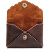 image:imagePortland Leather Goods Mini Daisy Wallet for Women  Handmade from the Finest FullGrain Hides  Features Envelope Design with Snap Closure  BlackColdbrew