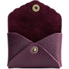 image:imagePortland Leather Goods Mini Daisy Wallet for Women  Handmade from the Finest FullGrain Hides  Features Envelope Design with Snap Closure  BlackPlum