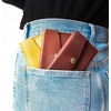 image:imagePortland Leather Goods Mini Envelope Wallet for Women  Handmade from the Finest FullGrain Hides  Features Two Interior Pockets with Secure Snap Closure  NutmegPebbled Black