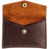 image:imagePortland Leather Goods Mini Envelope Wallet for Women  Handmade from the Finest FullGrain Hides  Features Two Interior Pockets with Secure Snap Closure  NutmegColdbrew