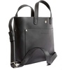 image:imagePortland Leather Goods Mini Snap Crossbody Tote Bag for Women  Handmade Snap Closure Durable amp Unlined  Outside Pocket  SnapBlack