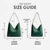 image:imagePortland Leather Goods Naomi Shoulder Bag  Handmade Slouchy Bag with Adjustable Crossbody Strap amp Secure Magnetic ClosureL Bacalar