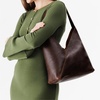 image:imagePortland Leather Goods Naomi Shoulder Bag  Handmade Slouchy Bag with Adjustable Crossbody Strap amp Secure Magnetic ClosureL Coldbrew