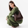 image:imagePortland Leather Goods Naomi Shoulder Bag  Handmade Slouchy Bag with Adjustable Crossbody Strap amp Secure Magnetic ClosureL Coldbrew