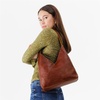 image:imagePortland Leather Goods Naomi Shoulder Bag  Handmade Slouchy Bag with Adjustable Crossbody Strap amp Secure Magnetic ClosureL Nutmeg