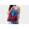image:imagePortland Leather Goods Naomi Shoulder Bag  Handmade Slouchy Bag with Adjustable Crossbody Strap amp Secure Magnetic ClosureO Orchid