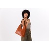 image:imagePortland Leather Goods Naomi Shoulder Bag  Handmade Slouchy Bag with Adjustable Crossbody Strap amp Secure Magnetic ClosureO Sienna