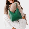 image:imagePortland Leather Goods Naomi Shoulder Bag  Handmade Slouchy Bag with Adjustable Crossbody Strap amp Secure Magnetic ClosureS Bacalar