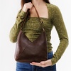 image:imagePortland Leather Goods Naomi Shoulder Bag  Handmade Slouchy Bag with Adjustable Crossbody Strap amp Secure Magnetic ClosureS Coldbrew