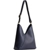image:imagePortland Leather Goods Naomi Shoulder Bag  Handmade Slouchy Bag with Adjustable Crossbody Strap amp Secure Magnetic ClosureS Night Owl