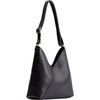 image:imagePortland Leather Goods Naomi Shoulder Bag  Handmade Slouchy Bag with Adjustable Crossbody Strap amp Secure Magnetic ClosureS Pebbled Black