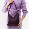 image:imagePortland Leather Goods Naomi Shoulder Bag  Handmade Slouchy Bag with Adjustable Crossbody Strap amp Secure Magnetic ClosureS Plum