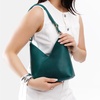 image:imagePortland Leather Goods Naomi Shoulder Bag  Handmade Slouchy Bag with Adjustable Crossbody Strap amp Secure Magnetic ClosureS Sea Glass