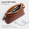 image:imagePortland Leather Goods Poppy Purse  Leather Handbag wRemovable Crossbody Strap  Handmade from the Finest FullGrain HidesNutmeg