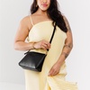 image:imagePortland Leather Goods Poppy Purse  Leather Handbag wRemovable Crossbody Strap  Handmade from the Finest FullGrain HidesPebbled Black