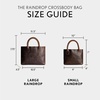 image:imagePortland Leather Goods Raindrop Crossbody Bag  Leather Purse wCarrying Handles  Handmade from the Finest FullGrain HidesColdbrew