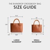 image:imagePortland Leather Goods Raindrop Crossbody Bag  Leather Purse wCarrying Handles  Handmade from the Finest FullGrain HidesHoney