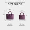 image:imagePortland Leather Goods Raindrop Crossbody Bag  Leather Purse wCarrying Handles  Handmade from the Finest FullGrain HidesPebbled Black
