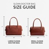 image:imagePortland Leather Goods Sloan Doctor Bag  Leather Purse Handmade from the Finest FullGrain HidesChestnut
